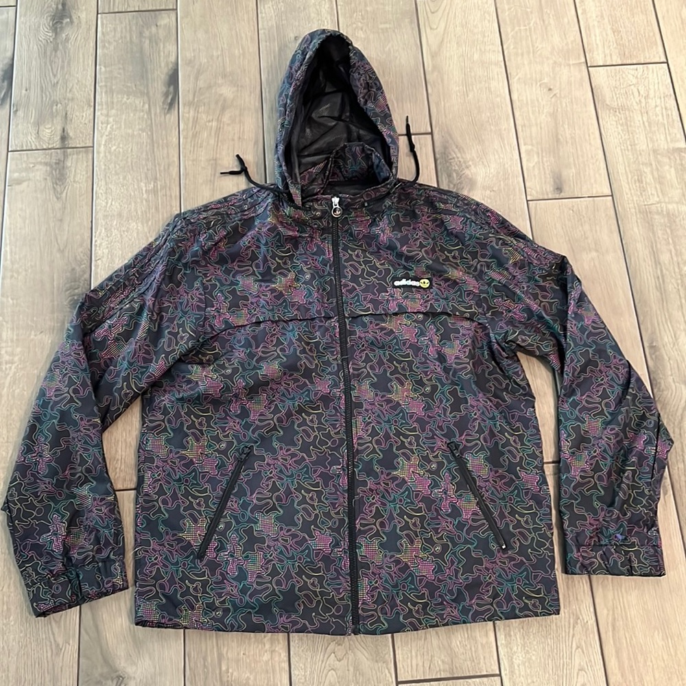 Adidas Multicolor Windbreaker Jacket - image 1